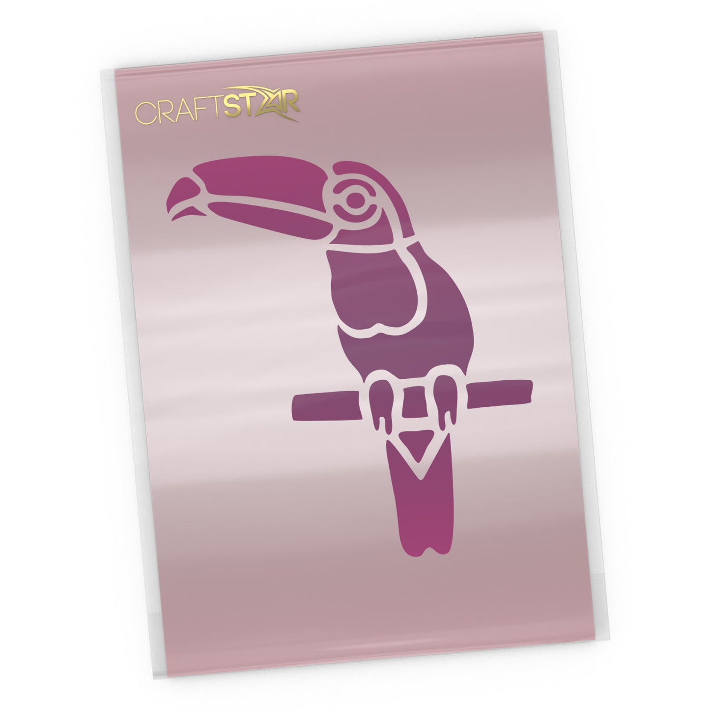 Toucan Stencil - Craft Template