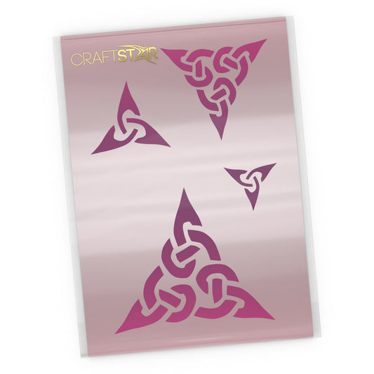 Trinity Knot Stencil Set - Celtic Craft Template