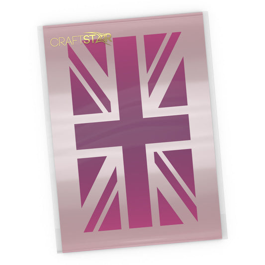 Union Jack Stencil - Craft Template