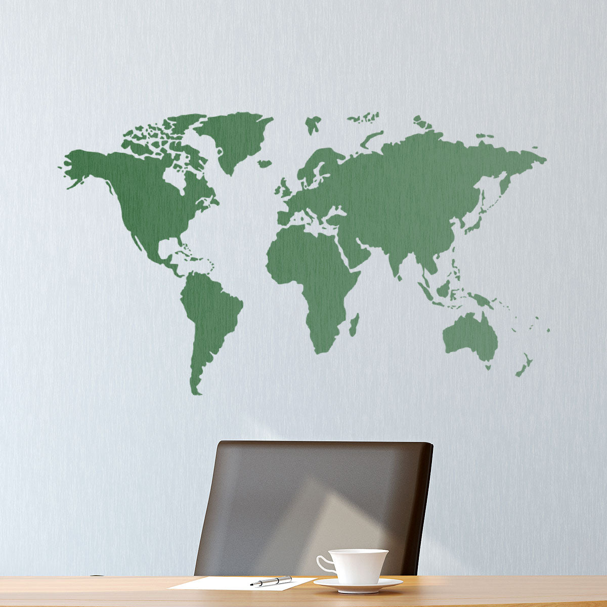 CraftStar World Map Wall Stencil