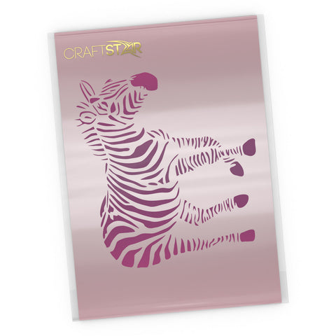 Zebra Stencil - Craft Template