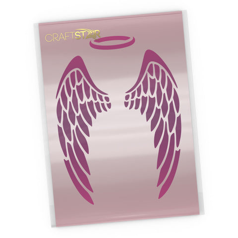 CraftStar Angel Wings Stencil