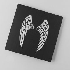 CraftStar Angel Wings Stencil Used to make sympathy card