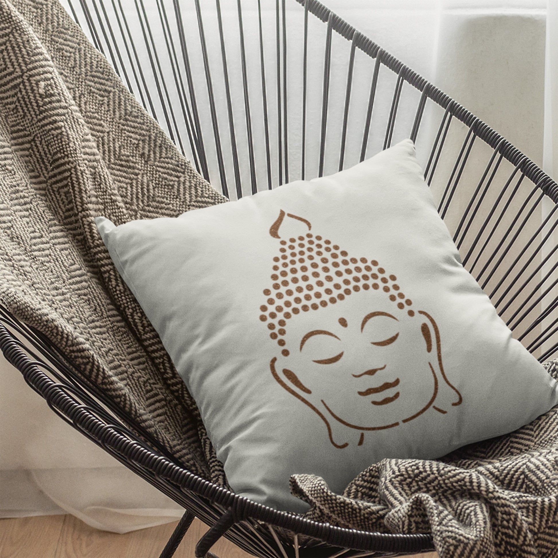 CraftStar Large Buddha Head Stencil