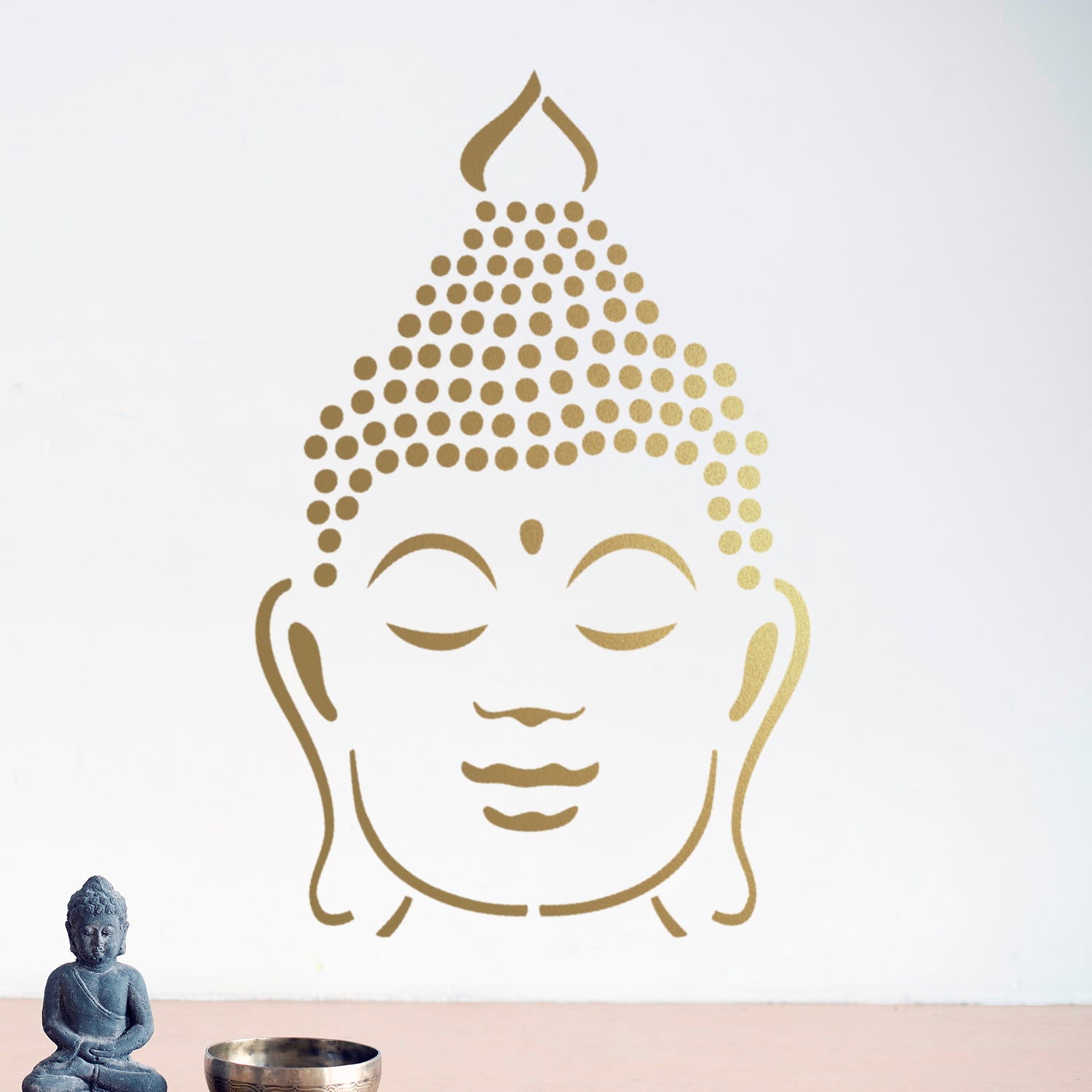 CraftStar Large Buddha Head Stencil