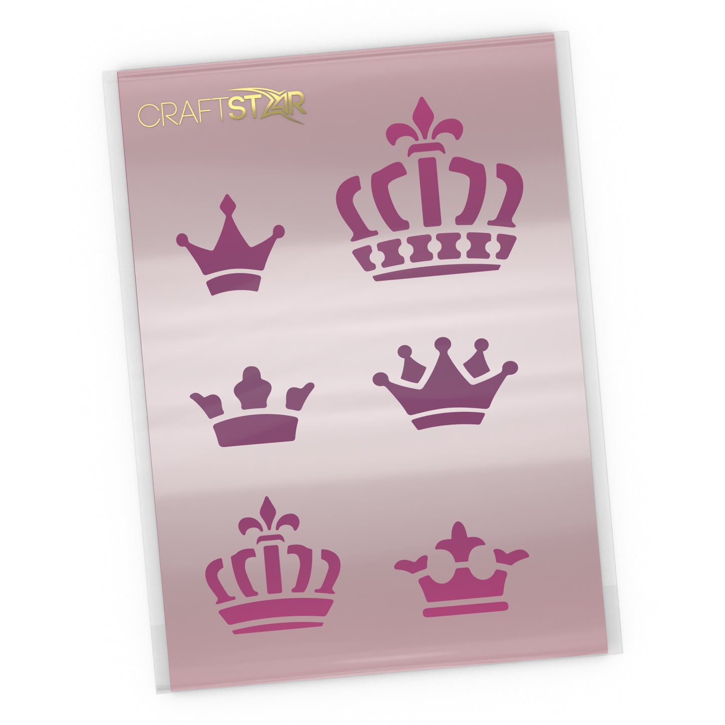 CraftStar Crown Stencil Set