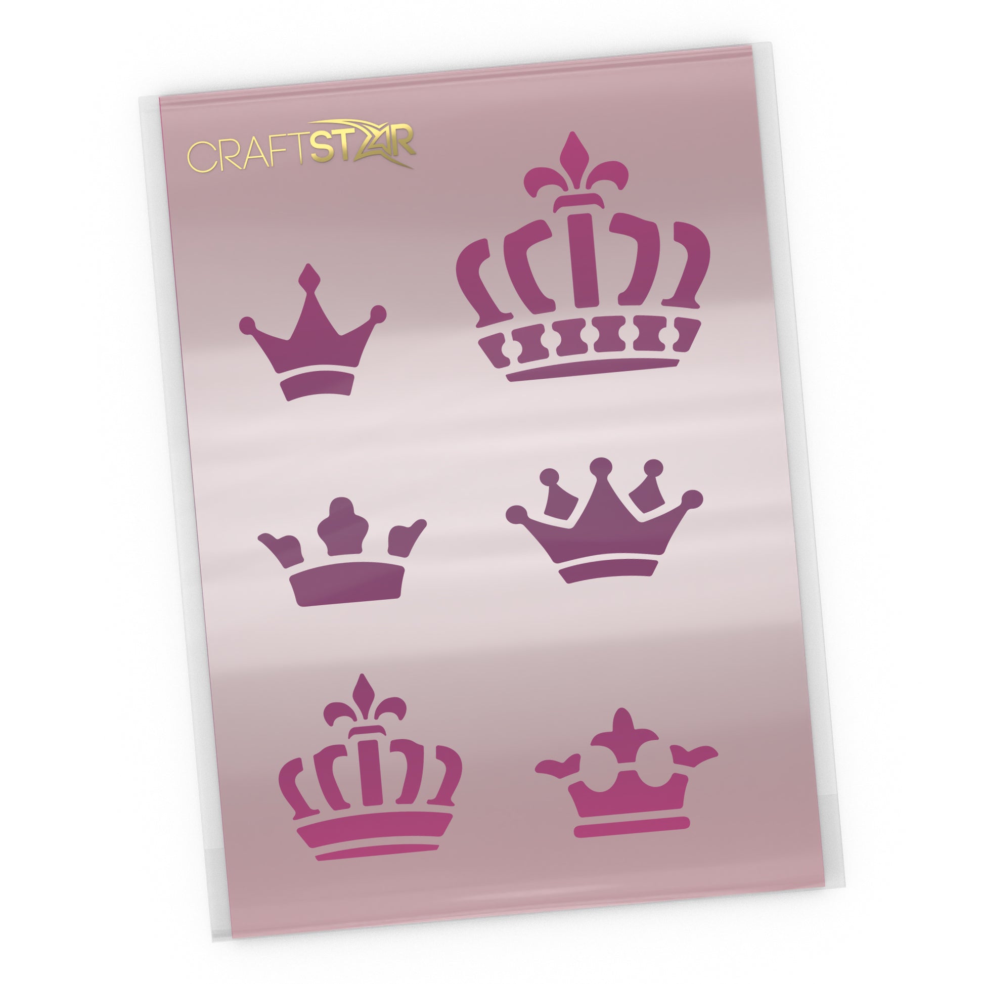 CraftStar Crown Stencil Set