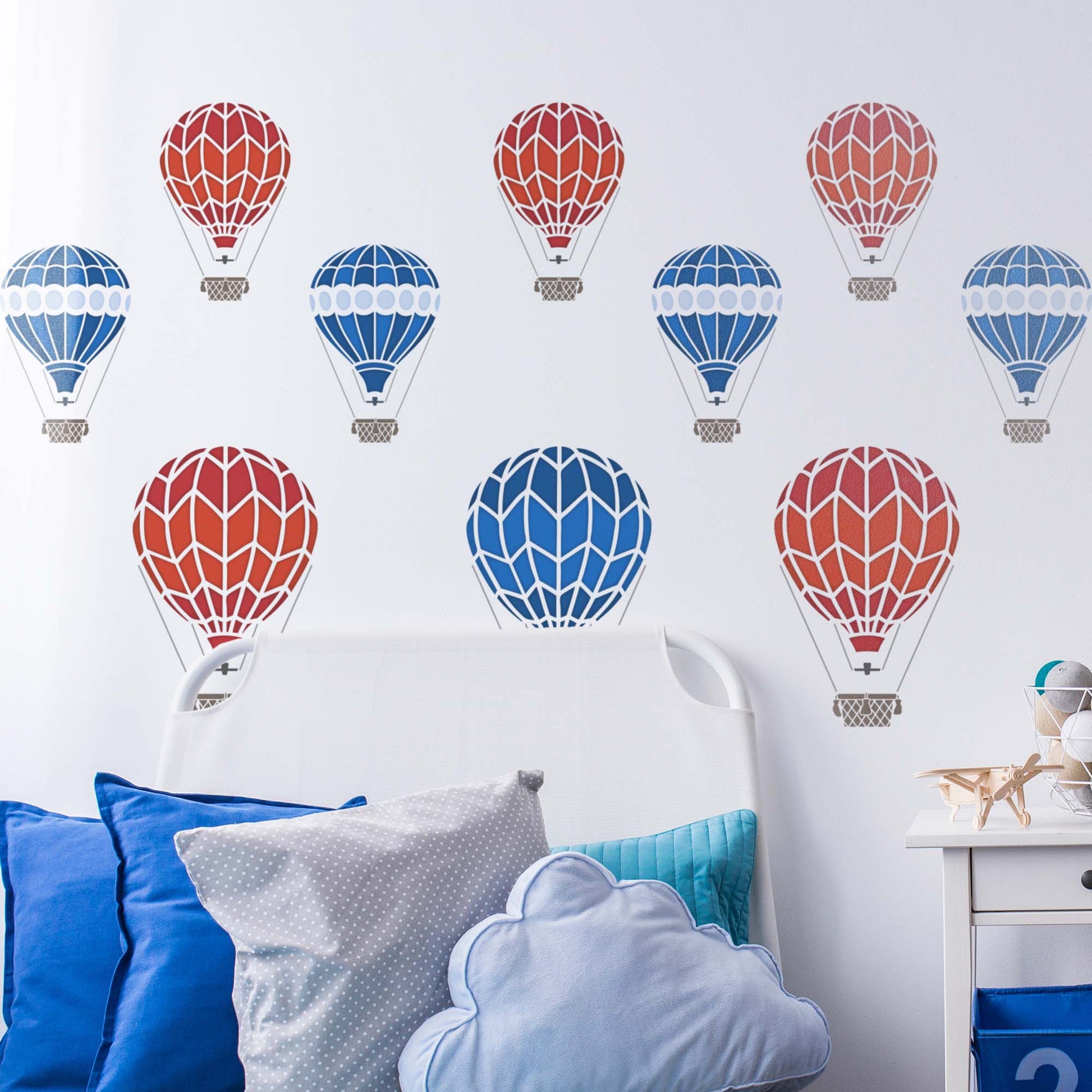 CraftStar Hot Air Balloon Stencil Set