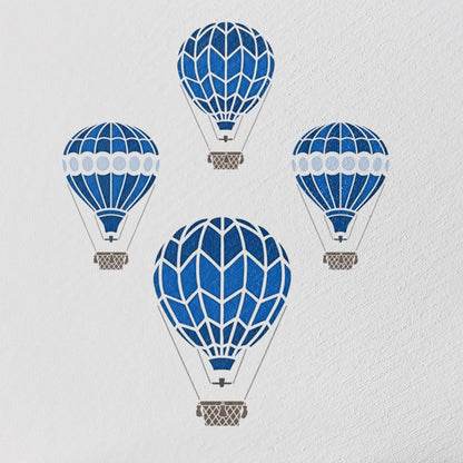 CraftStar Hot Air Balloon Stencil Set