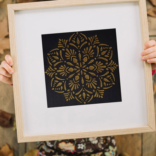 CraftStar Laghu Mandala Stencil