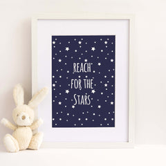 CraftStar Starry Night Stencil Used to Make Nursery Picture