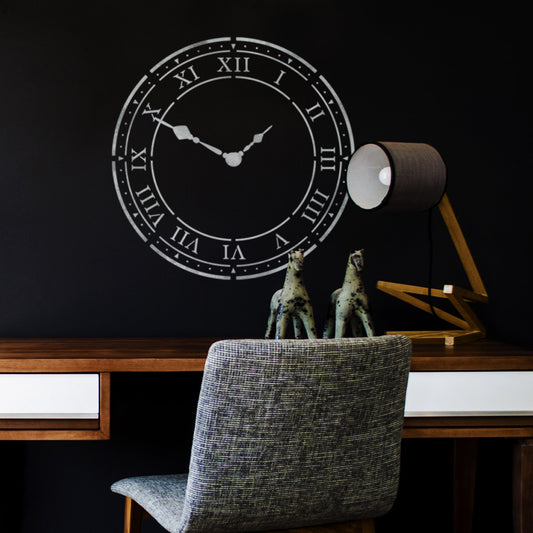 CraftStar Roman Numeral Clock Stencil