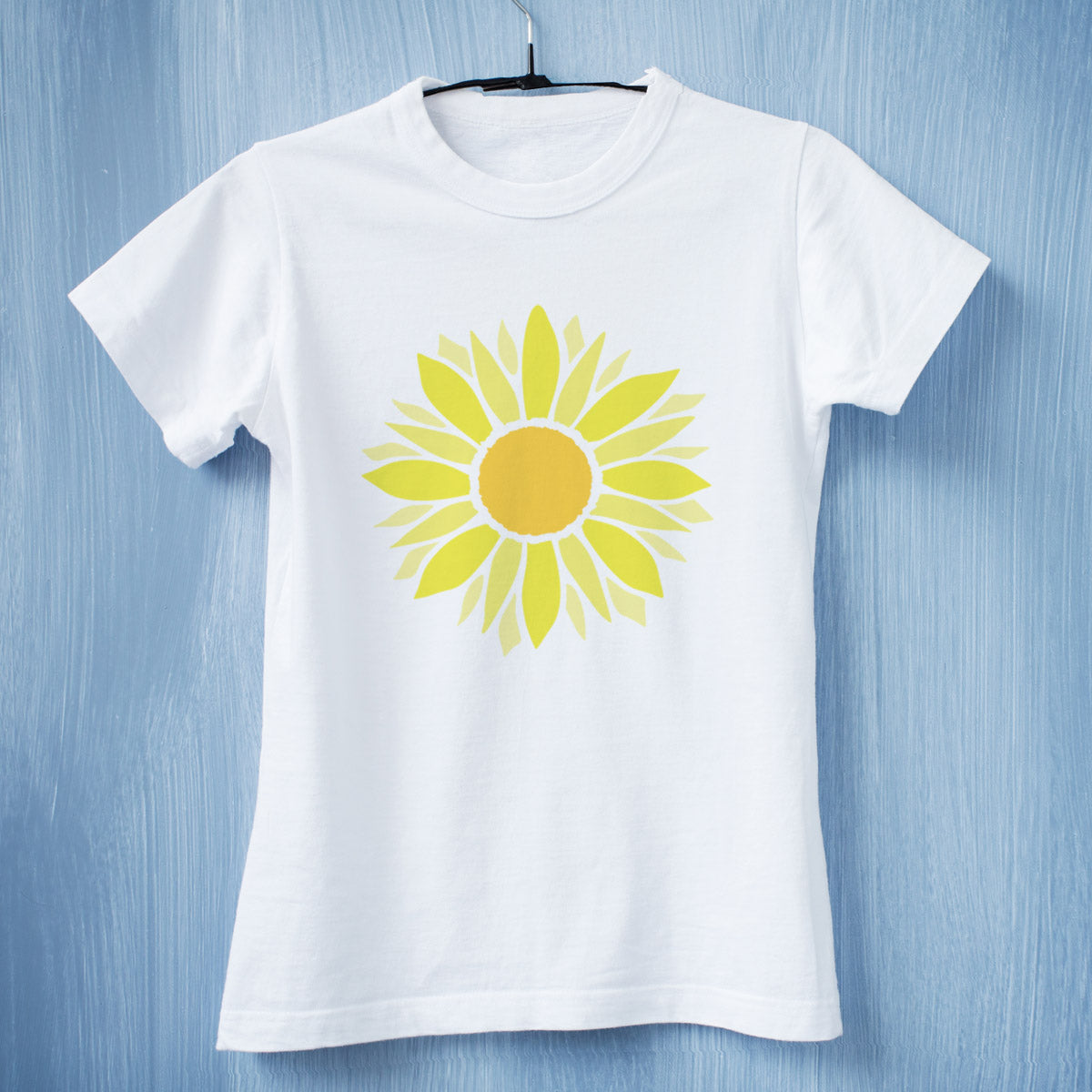 CraftStar Large Sunflower Stencil on Fabric