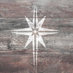 CraftStar Christmas Star Stencil on Wood