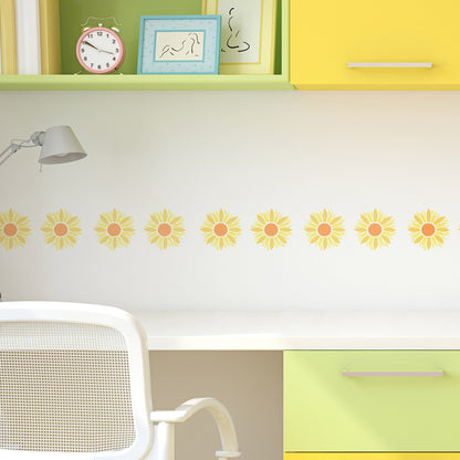 CraftStar Sunflower Stencilled Border