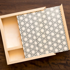 CraftStar Asanoha Pattern Stencil on wooden box