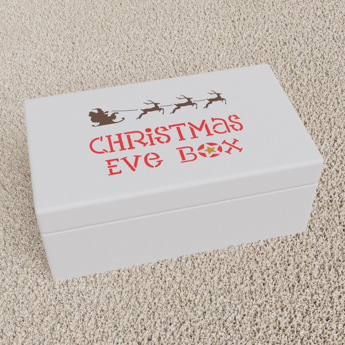 CraftStar Christmas Eve Box Stencil