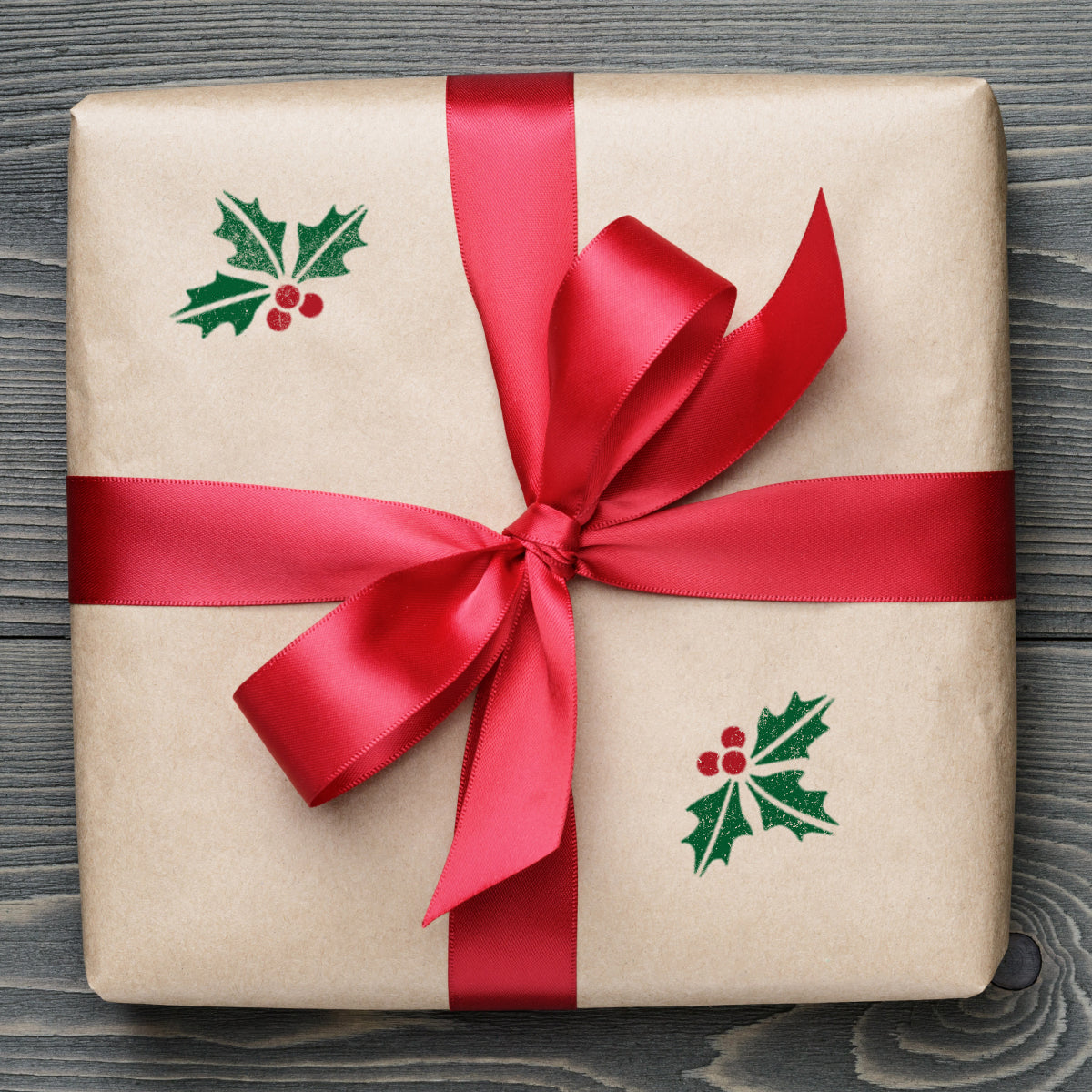 CraftStar Holly Stencilled Wrapping Paper