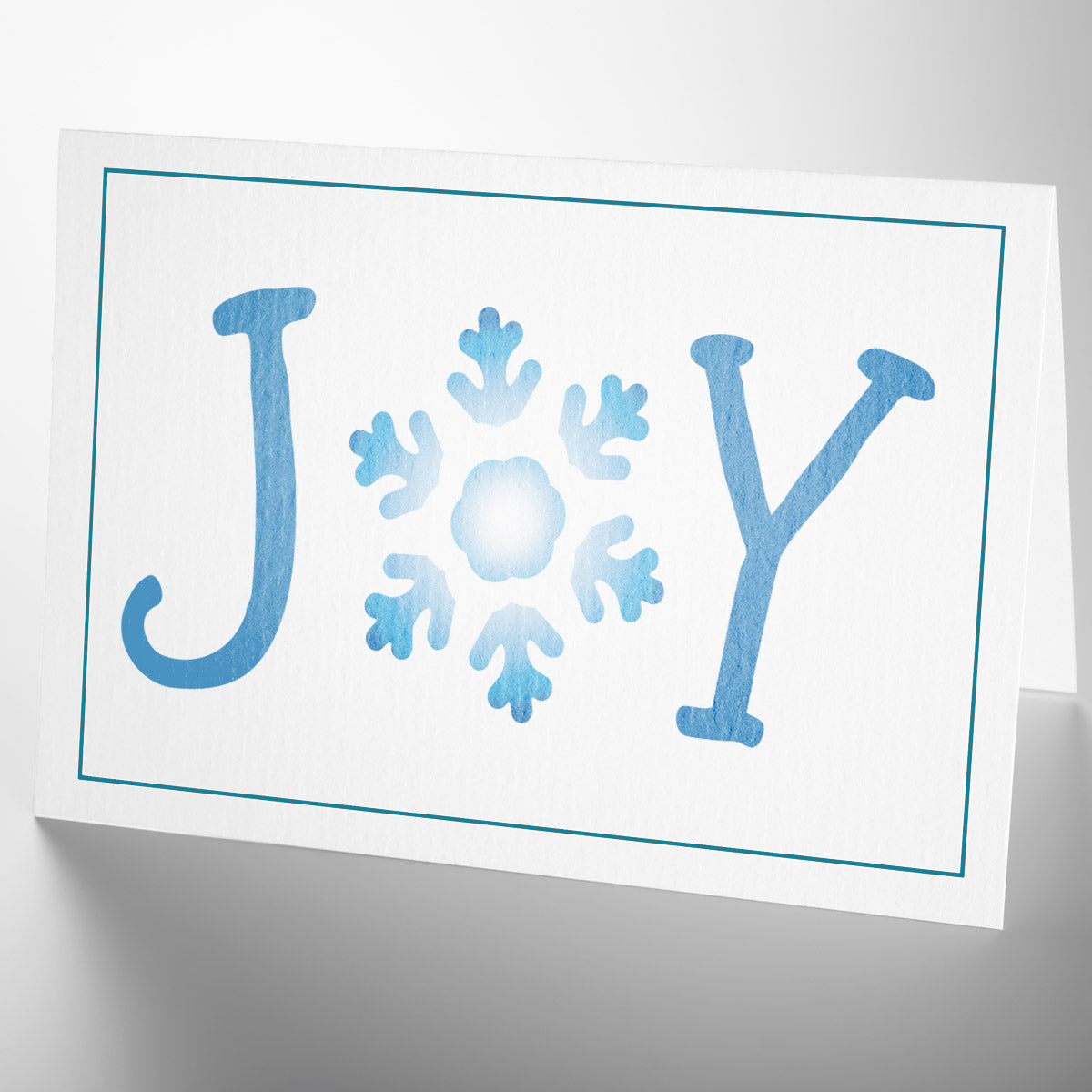 CraftStar Joy Stencil Word Template on card
