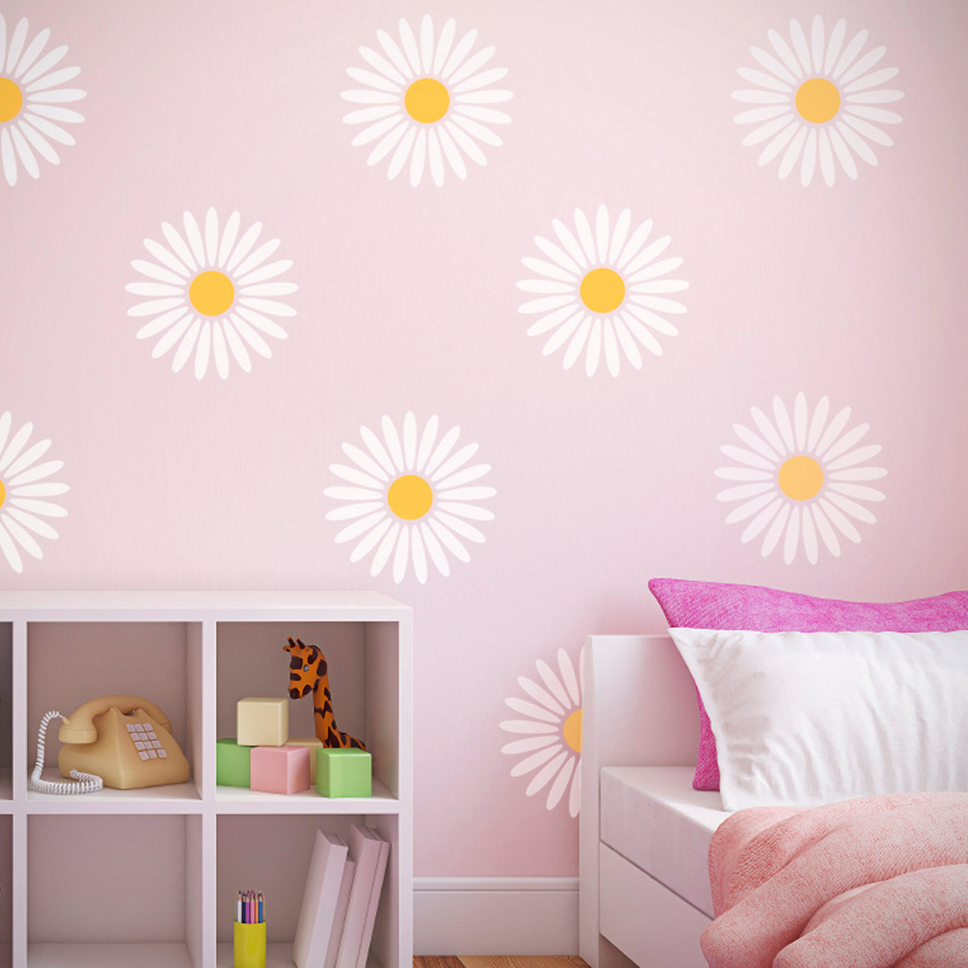 CraftStar Large Daisy Stencil - Repeat Pattern