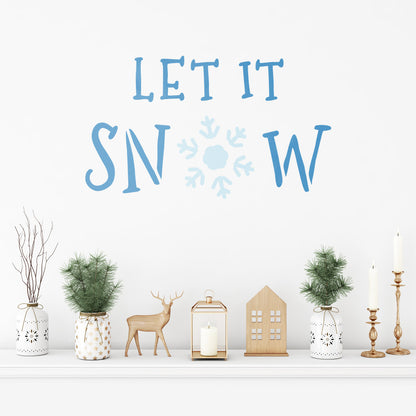 CraftStar Large Let It Snow Stencil