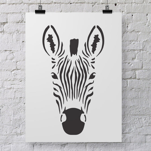 CraftStar Zebra Head Wall Stencil