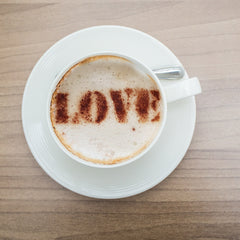 CraftStar Valentine's Day Coffee Duster Set - Love Text