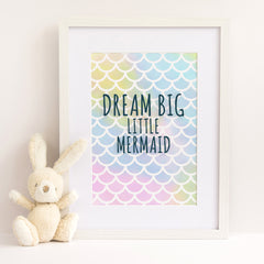 Craftstar Mermaid Scales Stencil Framed Picture