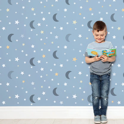 CraftStar Moon and Stars Pattern Stencil 