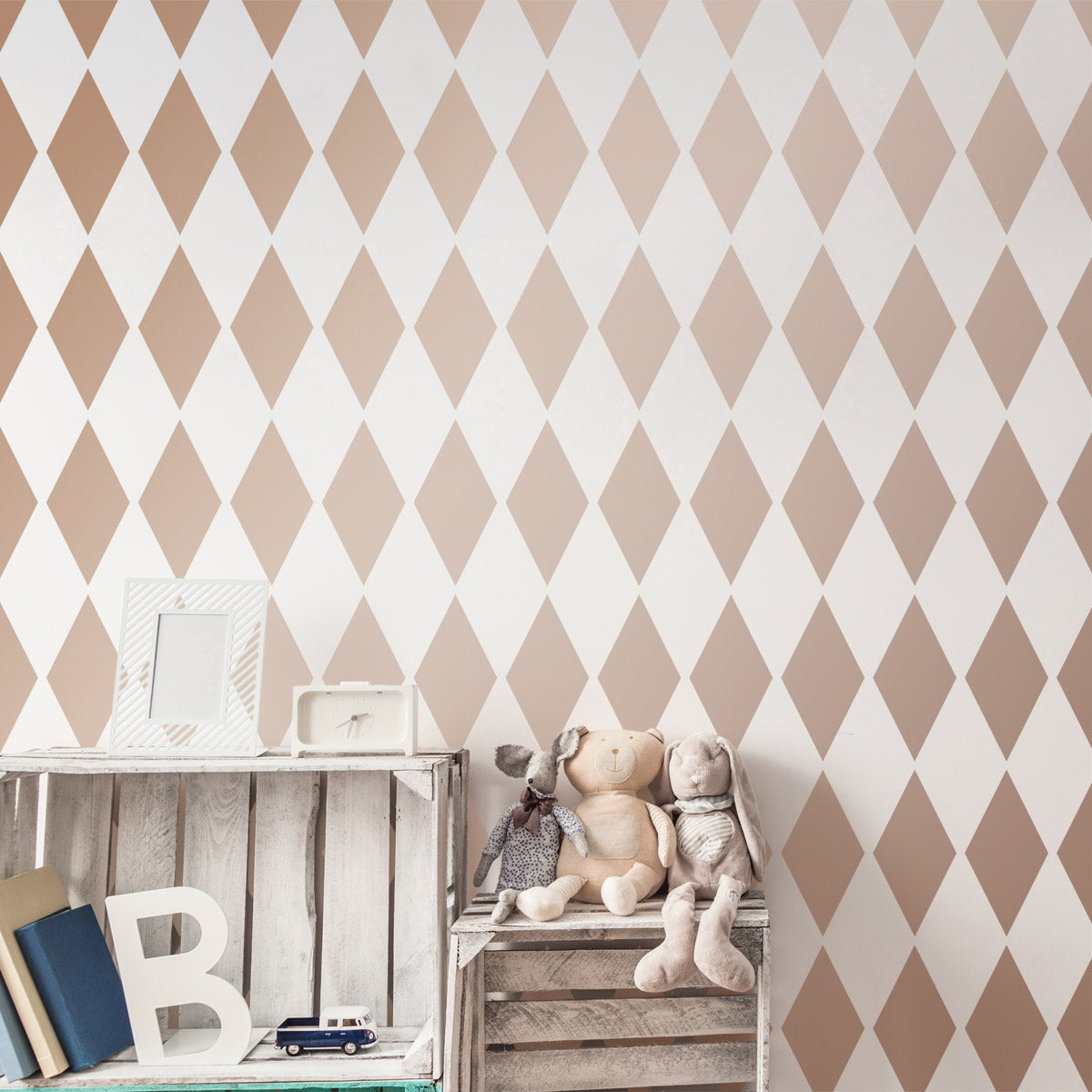 CraftStar Motley Harlequin Allover Pattern Stencil
