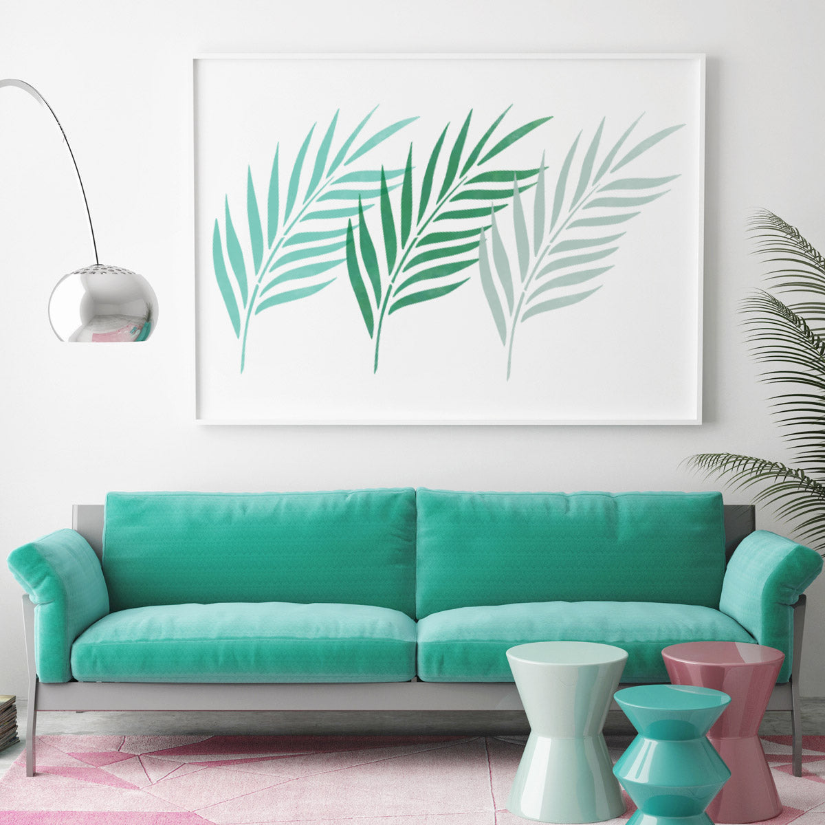 CraftStar Palm Leaf Wall Stencil