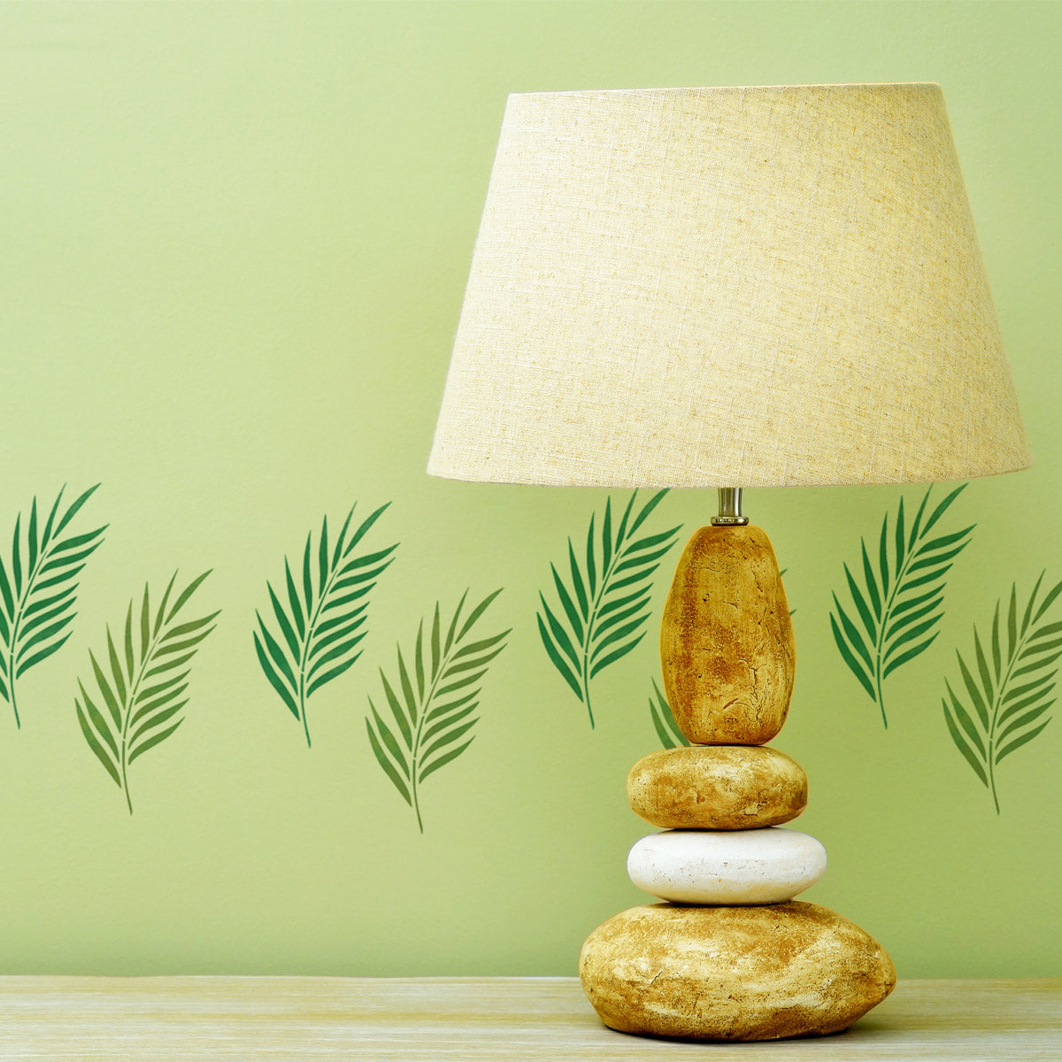 CraftStar Palm Leaf Stencil Border