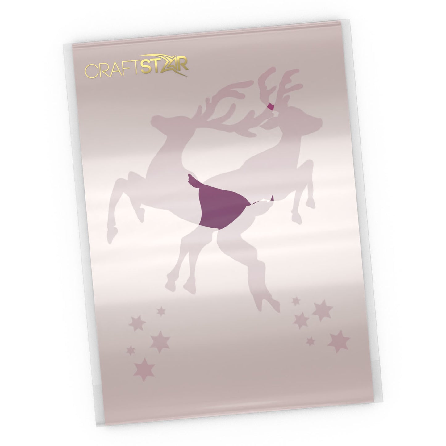 Reindeer Stencils - Christmas Craft Template