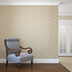 Scallop Repeating Pattern Wall Stencil