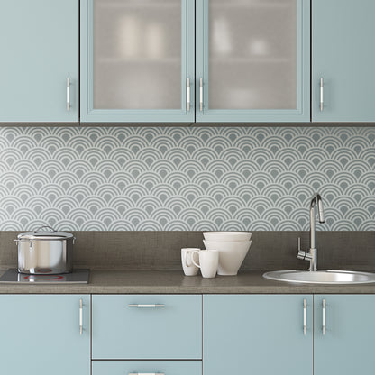 CraftStar Scallop Repeating Pattern Wall Stencil