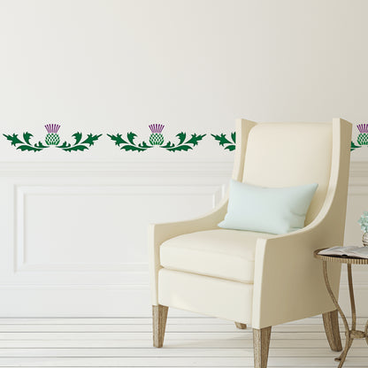 CraftStar Thistle Border Stencil