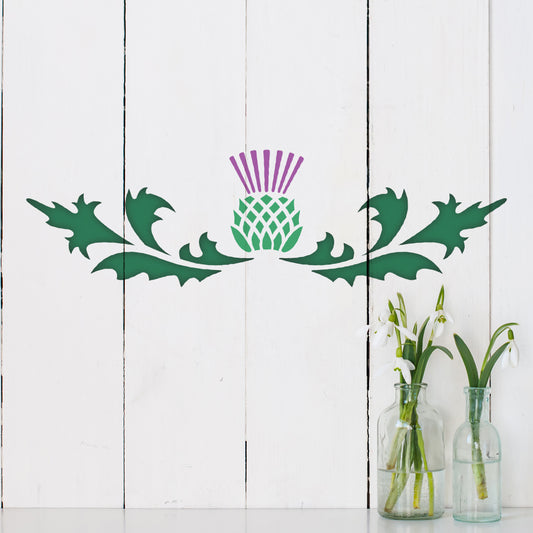 CraftStar Thistle Border Stencil