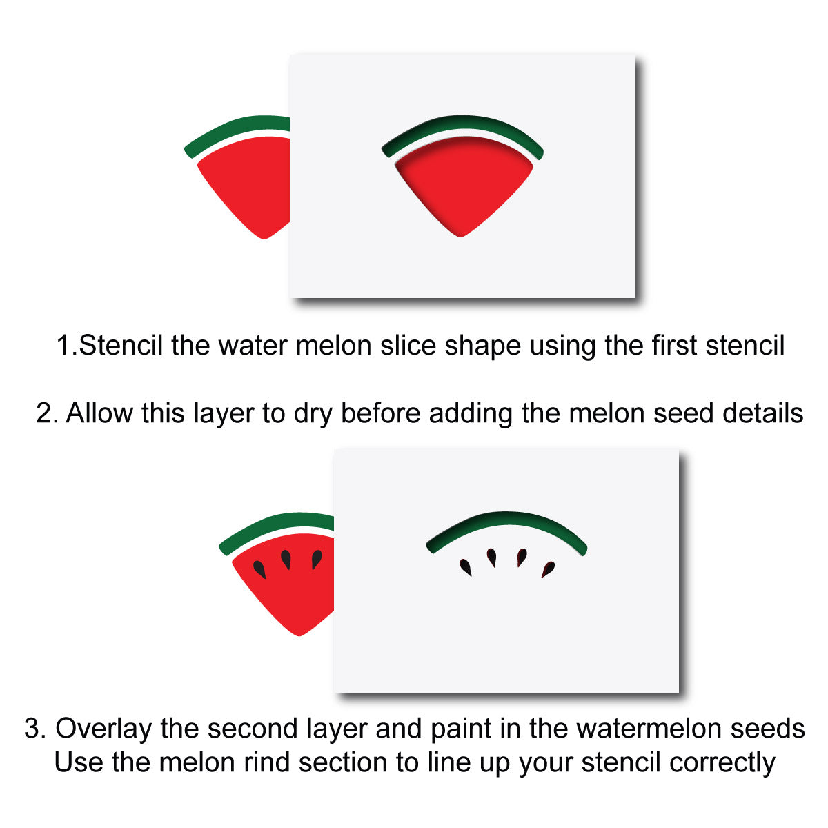 CraftStar Watermelon Slice Stencil Alignment Guide
