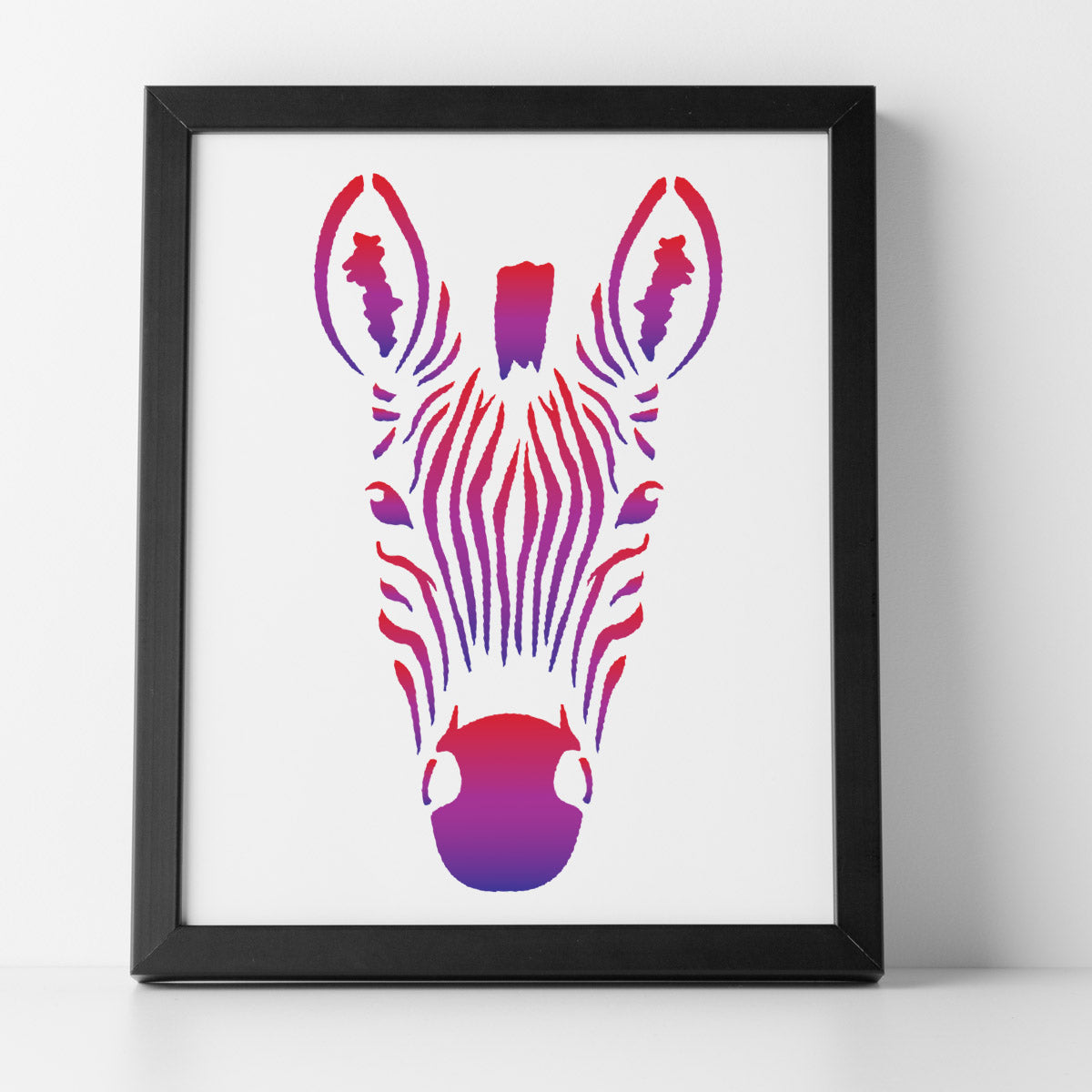 CraftStar Zebra Head Wall Stencil