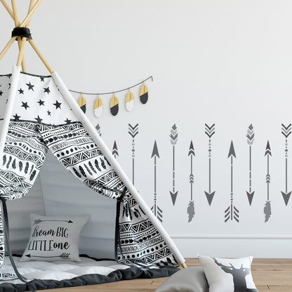 Craftstar Large Boho Arrow Stencil Set