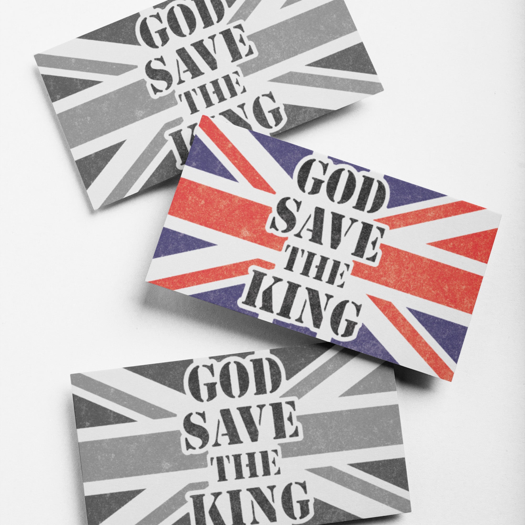 CraftStar God Save The King UK Flag Stencil