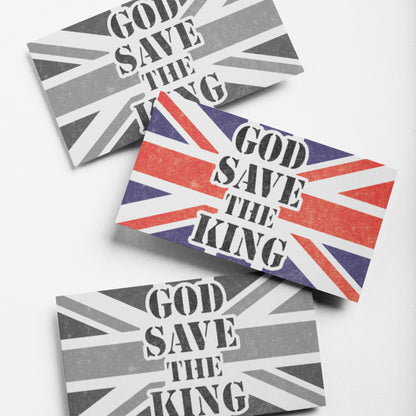 CraftStar God Save The King UK Flag Stencil