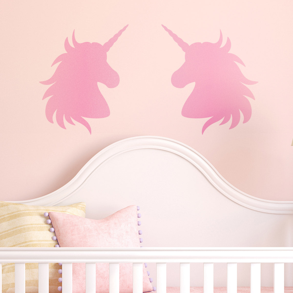 CraftStar Unicorn Stencil in nursery