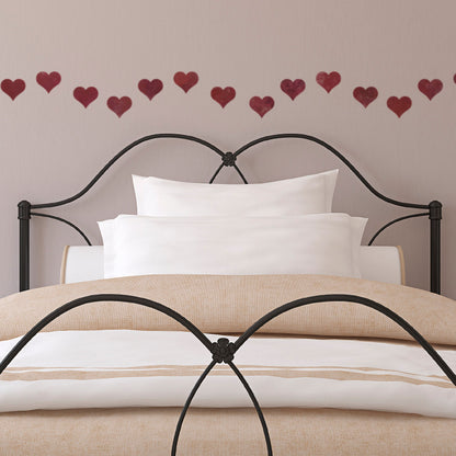 CraftStar Hearts Stencil Set - Bedroom Wall