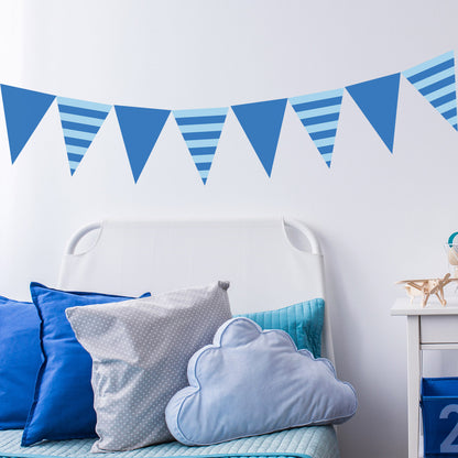 CraftStar Striped Bunting Stencil Set