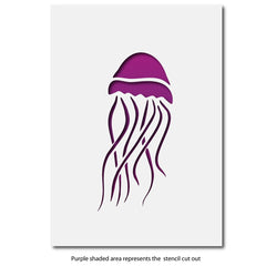 Craftstar Jellyfish Stencils Layout