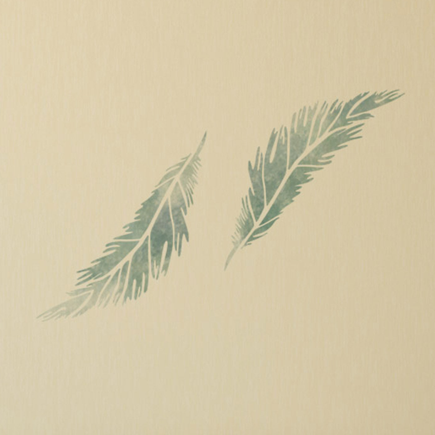 CraftStar Feather Stencil