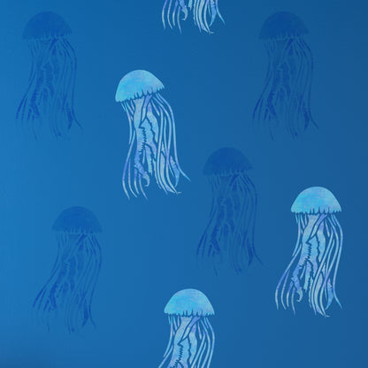 CraftStar Mauve Stinger Jellyfish Stencil in Blue