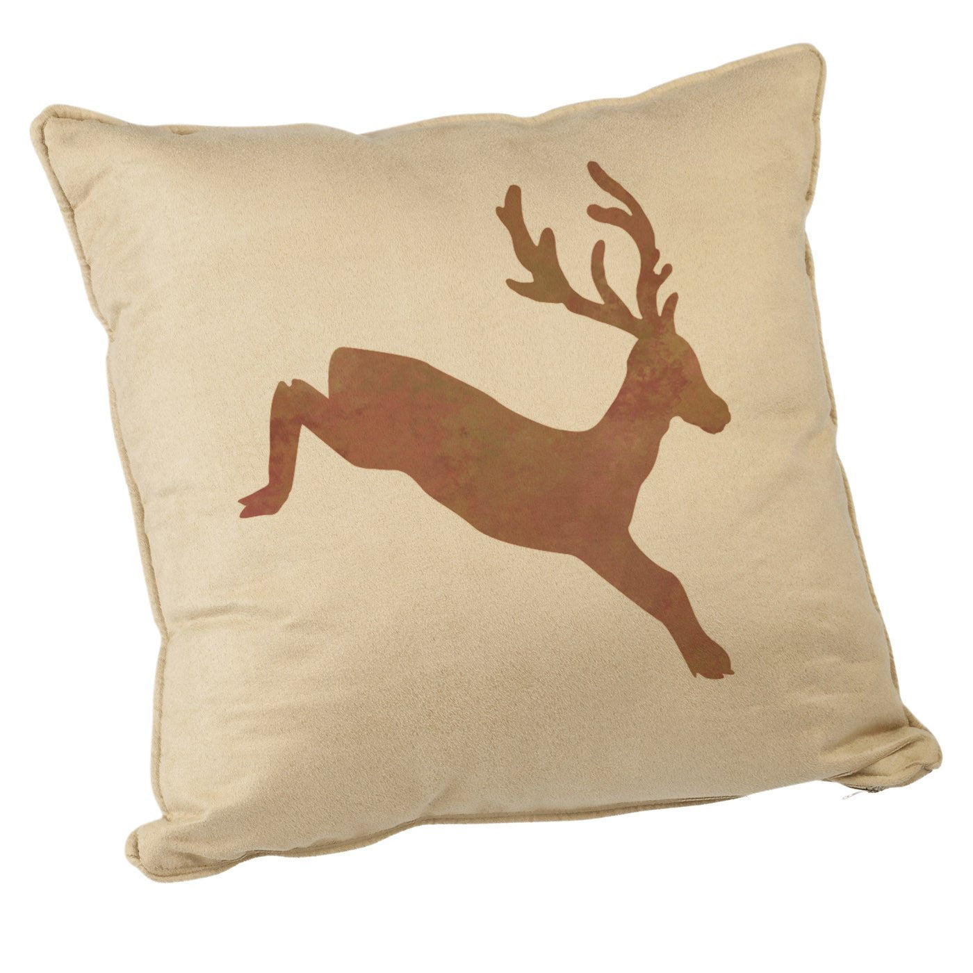CraftStar Leaping Stag Stencil on fabric