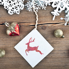 Mini Reindeer and Snowflakes Stencil - CraftStar